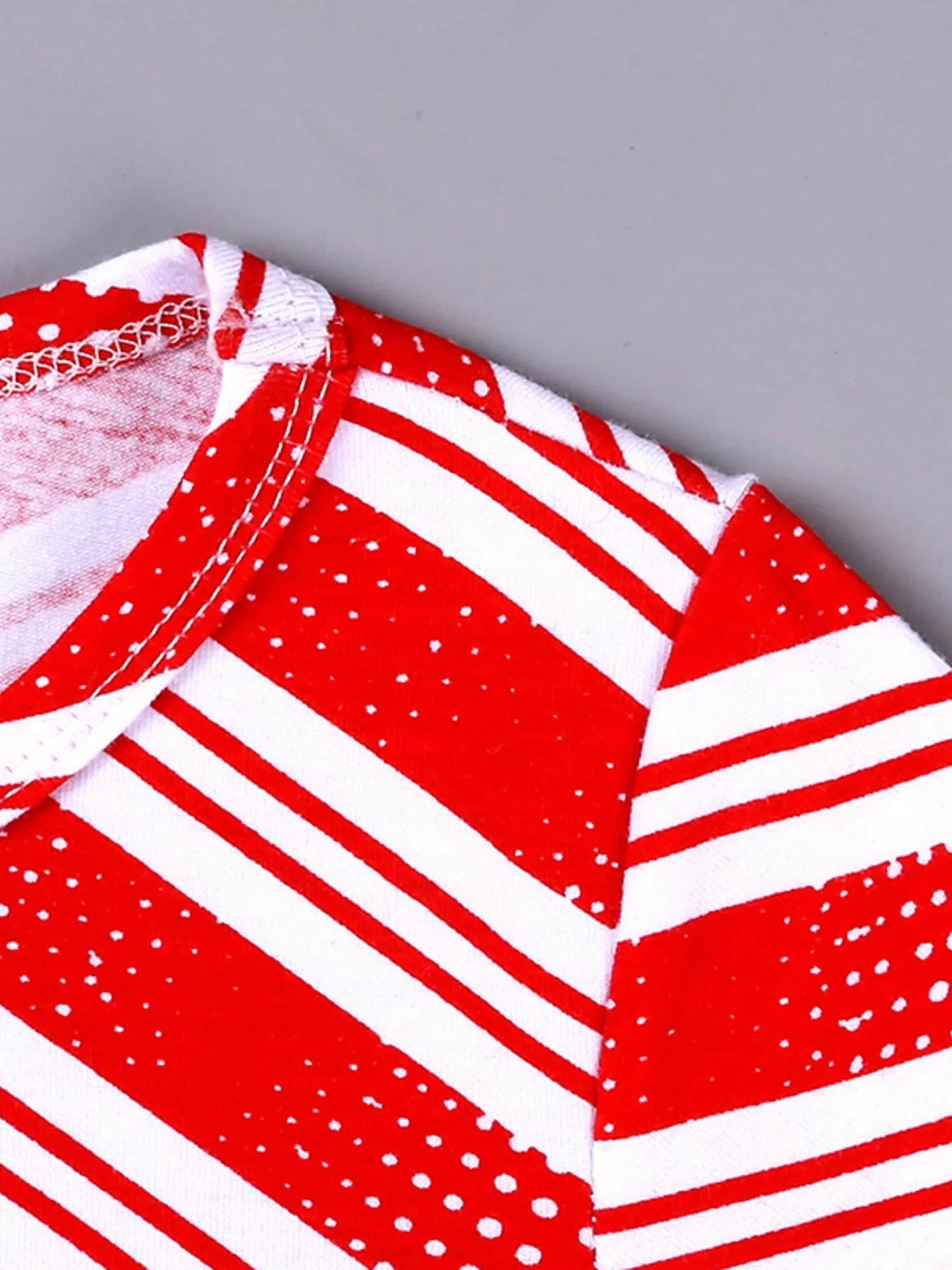 Children's Striped Christmas Outfit Set 