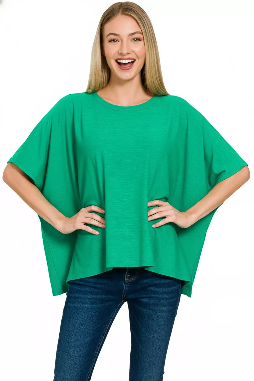 Zenana Round Neck Short Sleeve T-Shirt 