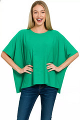 Zenana Round Neck Short Sleeve T-Shirt 