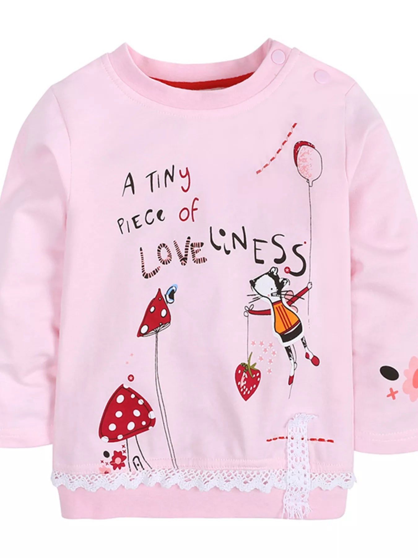 Children's Round Neck Top and Jeans Set 