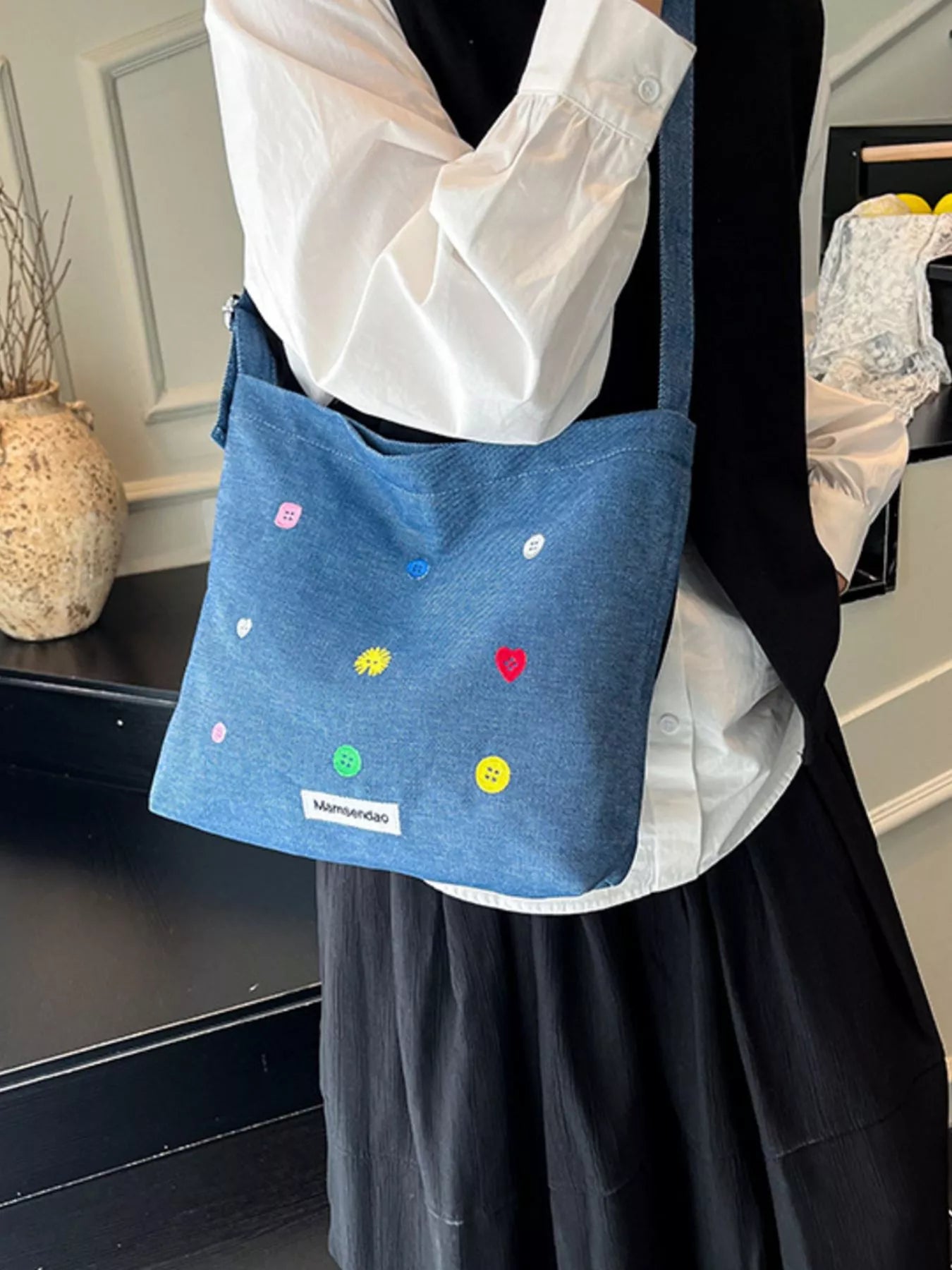 Adjustable Strap Crossbody Bag 