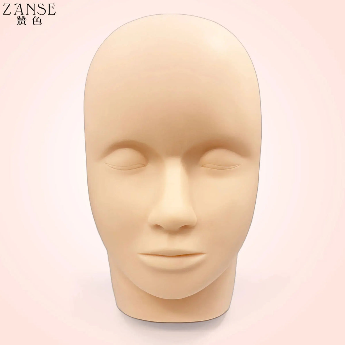1pc Fake Head Mould Mannequin Head Training Makeup Model Rubber Eye Facial Eyelash Extension Makeup Practice Heads dylinoshop