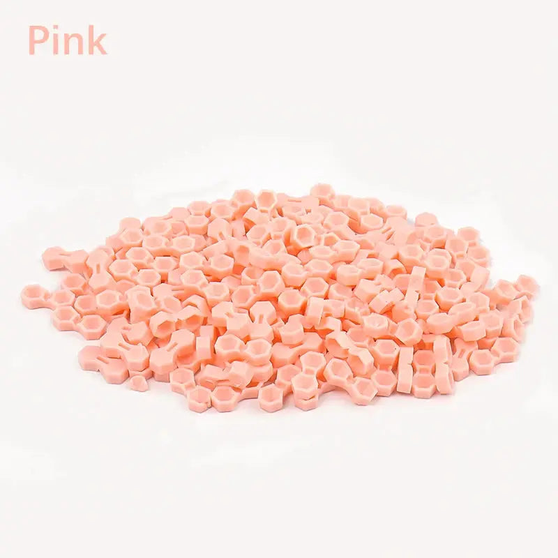 2-Hole Honeycomb Glue Cups for Eyelash Extensions, 200-Pack dylinoshop