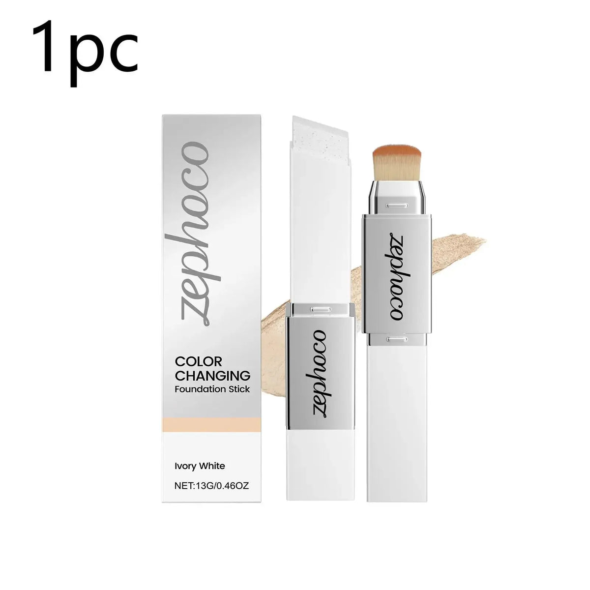 2-in-1 Color Changing Foundation Stick – Lightweight Concealer & Foundation for All Skin Tones