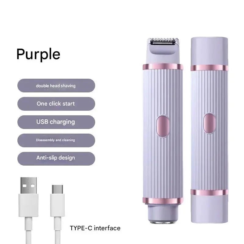 2-in-1 Electric Hair Trimmer & Shaver for Women dylinoshop
