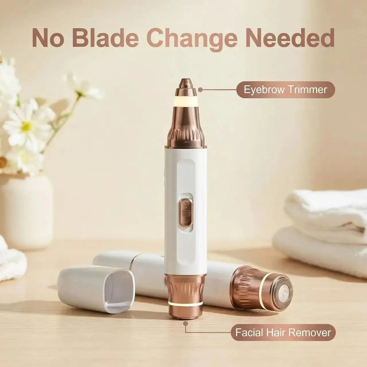 2-in-1 Electric Shaver & Eyebrow Trimmer for Women, USB Rechargeable dylinoshop