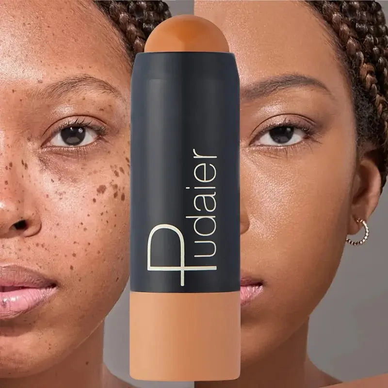 2-in-1 Foundation & Concealer Stick, Waterproof Long-Wear Full Coverage