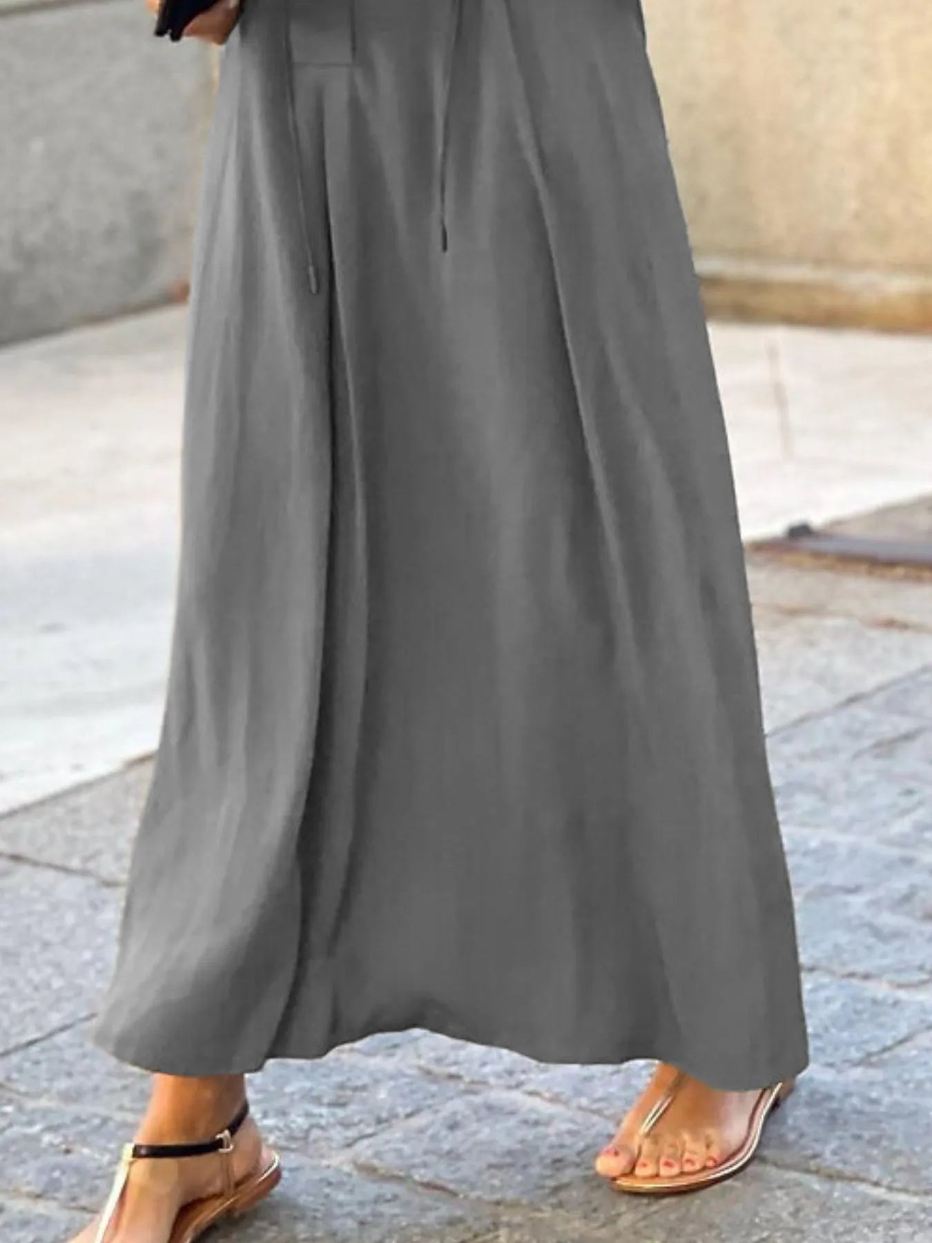 Full Size Solid Color Maxi Shirt Dress Plus Size 