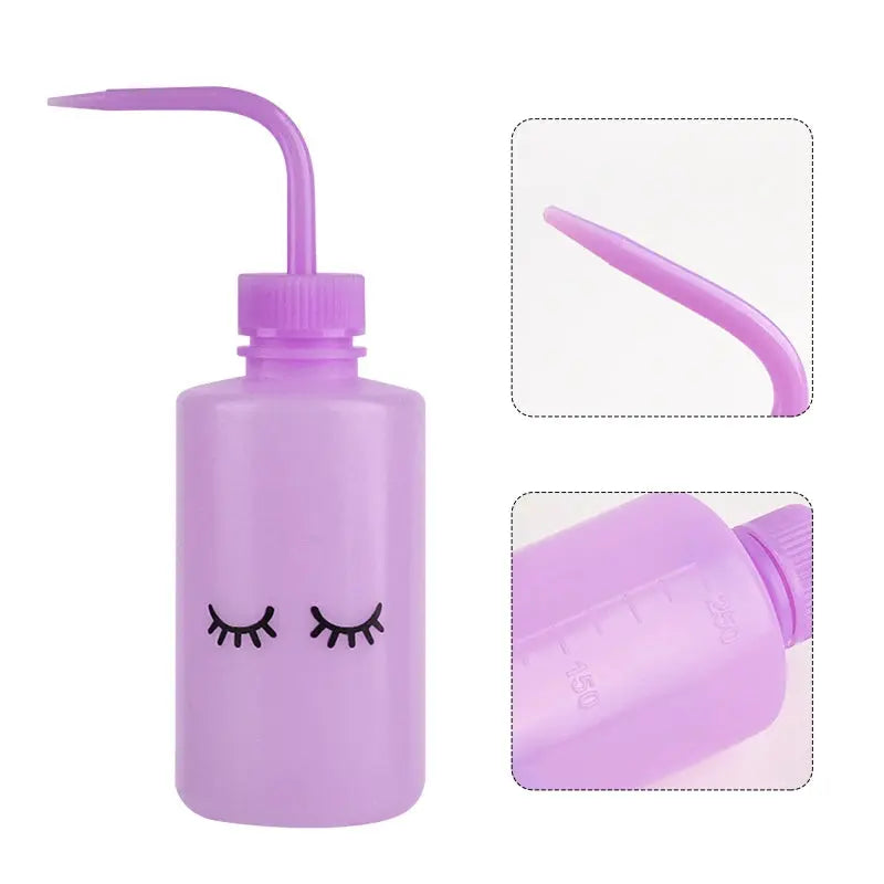 250ml Eyelash & Brow Cleaning Bottle with Curved Spout dylinoshop