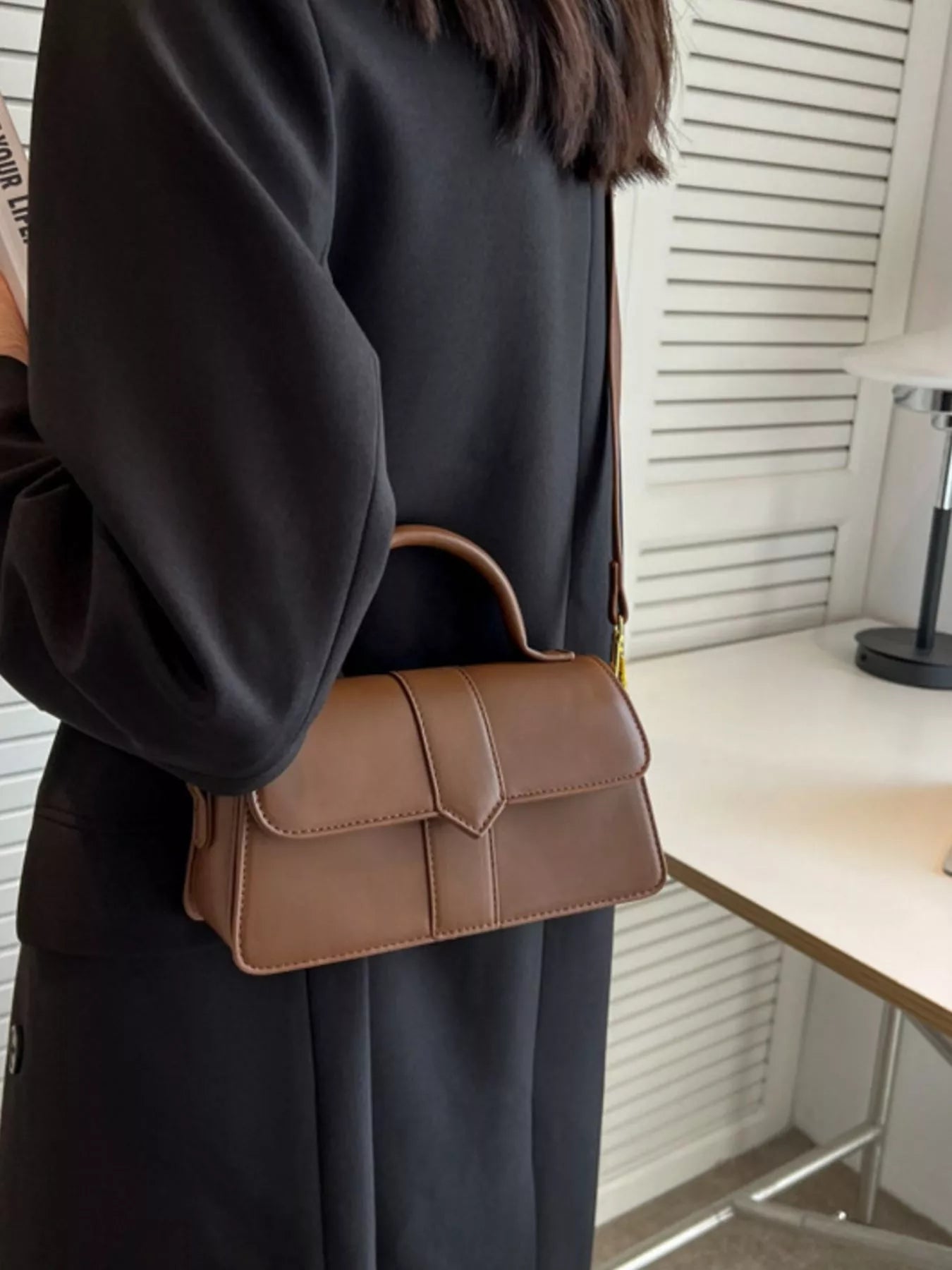 Top Handle Crossbody Bag 