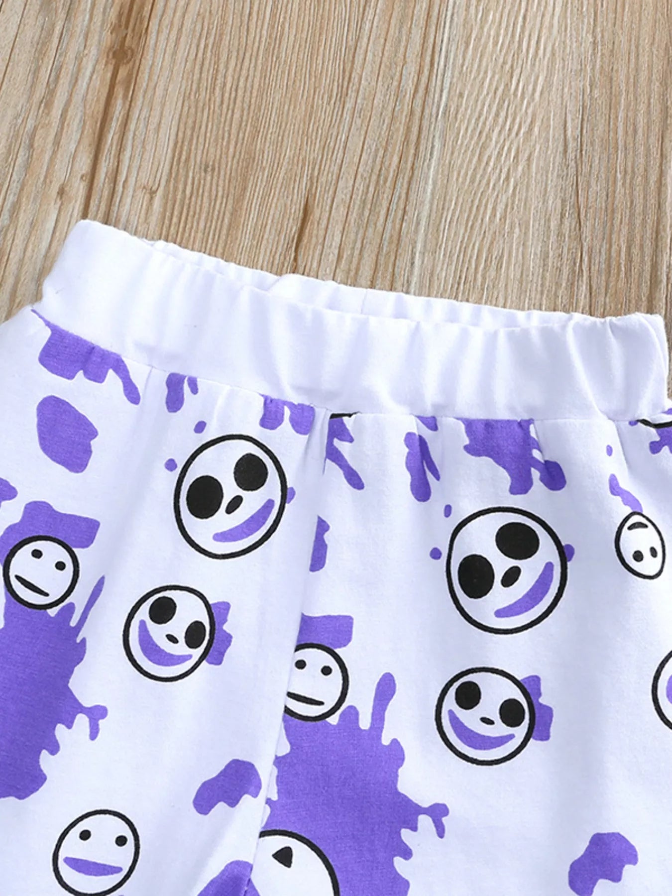 Children's Halloween Bodysuit and Pants Set with Hat 