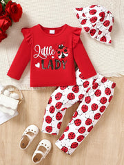 Children's Cartoon Top and Pants Set 