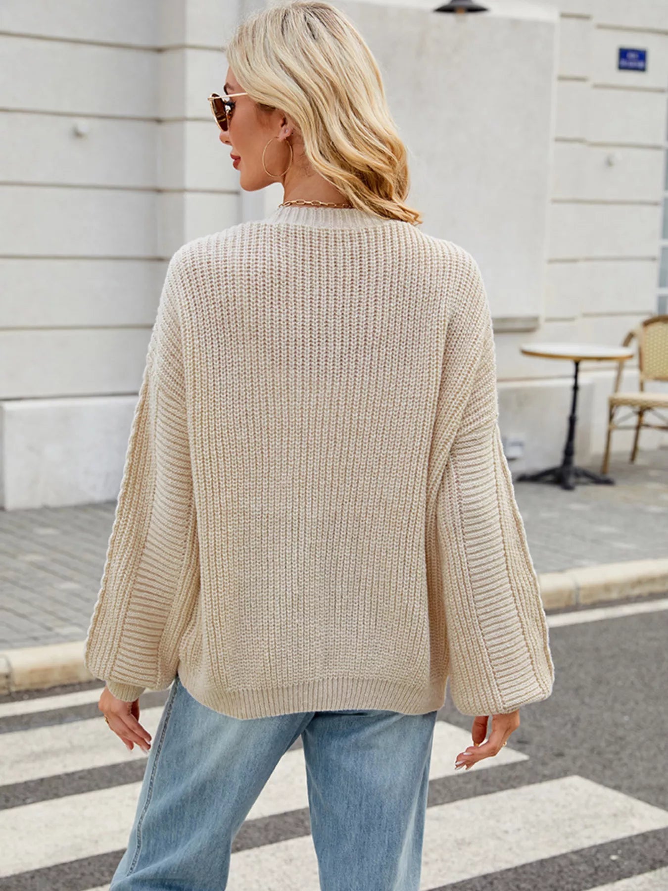 Button Up Long Sleeve Cardigan 