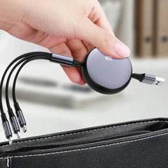 3-in-1 Retractable Charging Cable – Charge ALL Your Devices with One Cable! ⚡ 