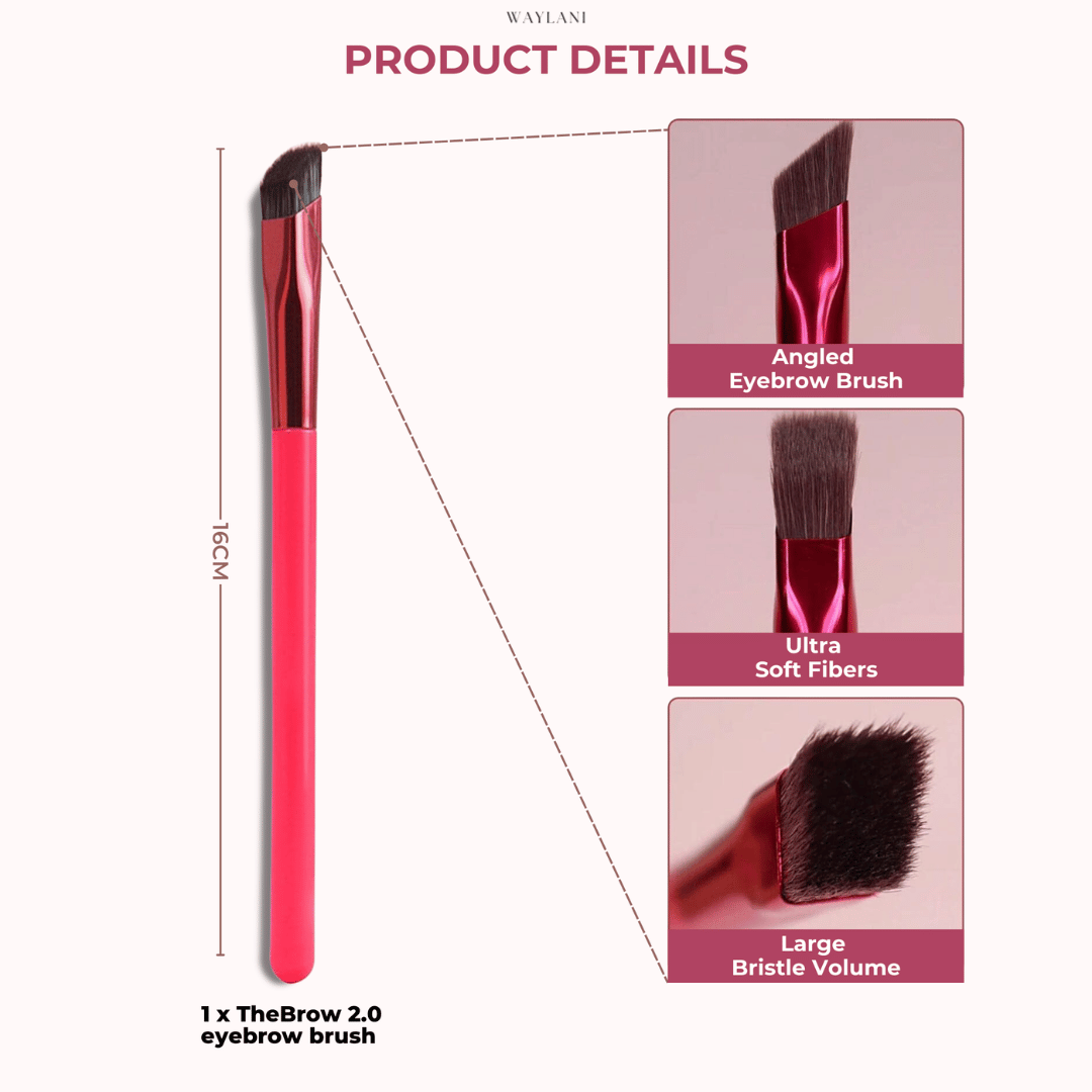 50% OFF FOR THIS WEEK ONLY! TheBrow 2.0 Eyebrow Brush incl. FREE Stencils 