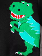 Children's Dinosaur Graphic Hoodie & Pants Set 