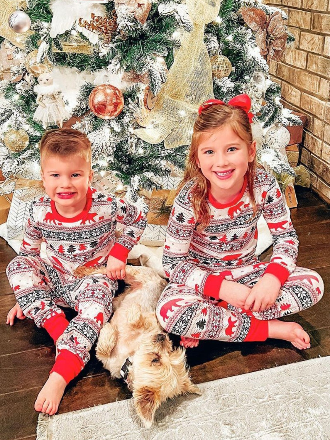 Christmas Long Sleeve Top and Pants Set 