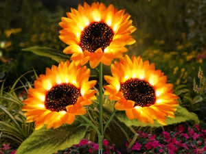 🌞Solar LED Sunflower Garden Lights-29.6inch/74cm 