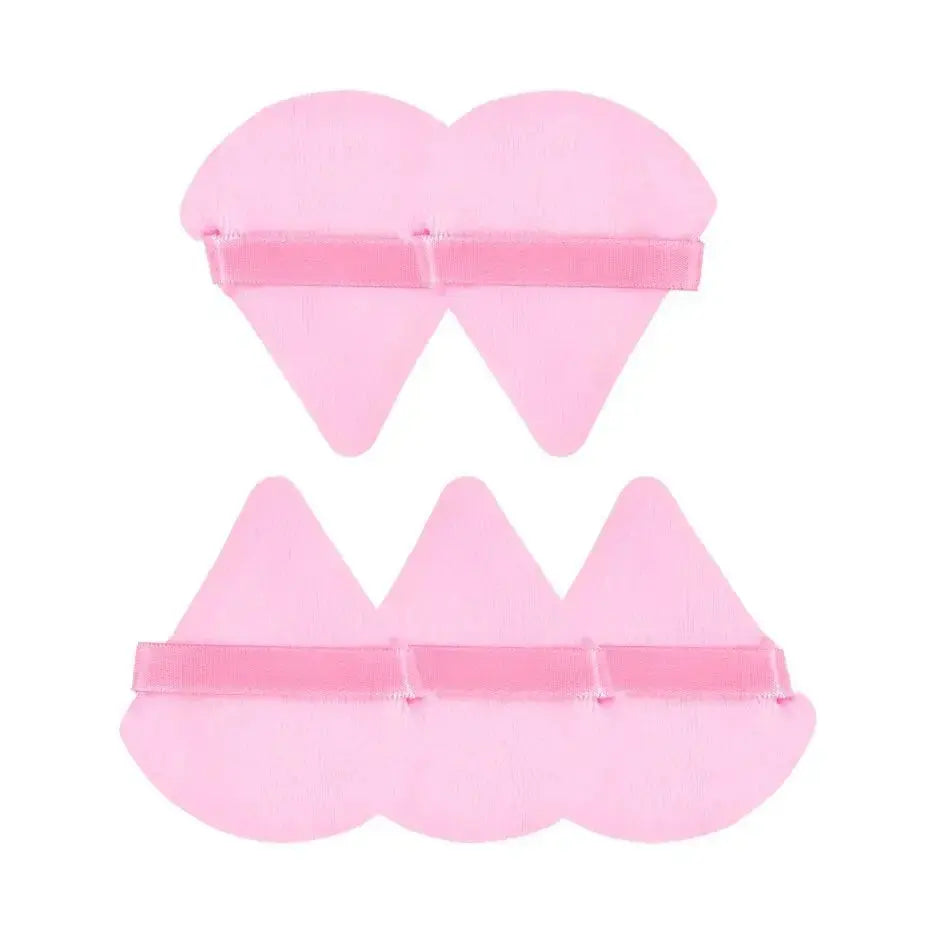 3/5/6 Pcs Triangle Powder Puff For Loose Powder Liquid Cosmetic Soft Plush Powder Puff Makeup Foundation Puff Makeup Tool dylinoshop