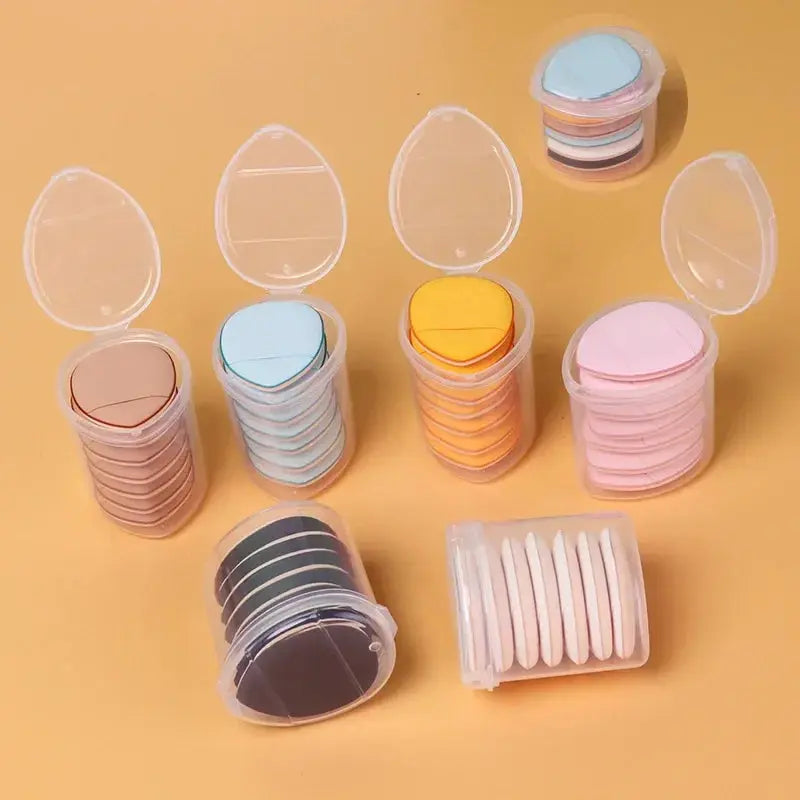 3/718pcs Fingertip Mini Puff Makeup Sponges For Foundation Powder Puffs For Loose Powder Air Cream Foundation Facial Makeup Puff dylinoshop