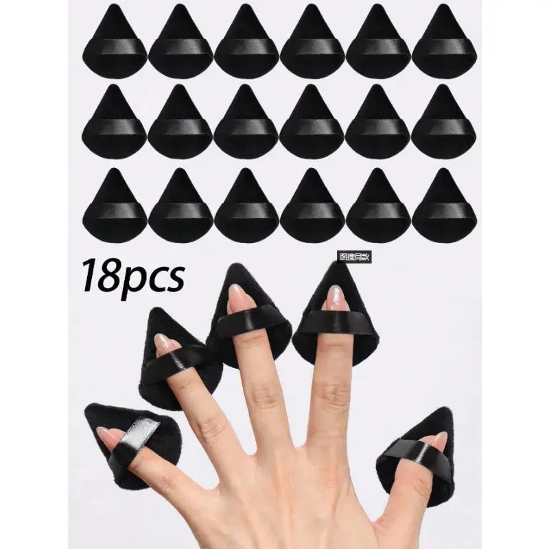 3/718pcs Fingertip Mini Puff Makeup Sponges For Foundation Powder Puffs For Loose Powder Air Cream Foundation Facial Makeup Puff dylinoshop