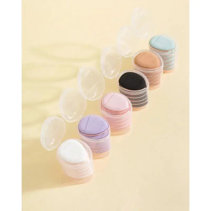 3/718pcs Fingertip Mini Puff Makeup Sponges For Foundation Powder Puffs For Loose Powder Air Cream Foundation Facial Makeup Puff dylinoshop