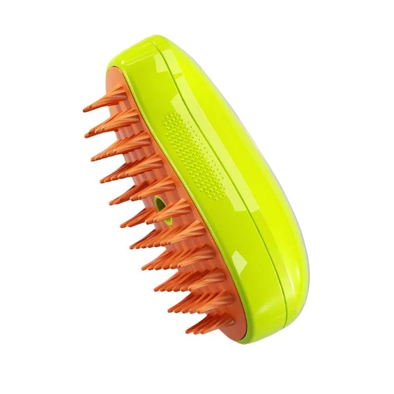 3-in-1 Pet Grooming Comb with Steam Spray for Shedding Control 
