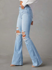 Distressed Jeans with Pockets 