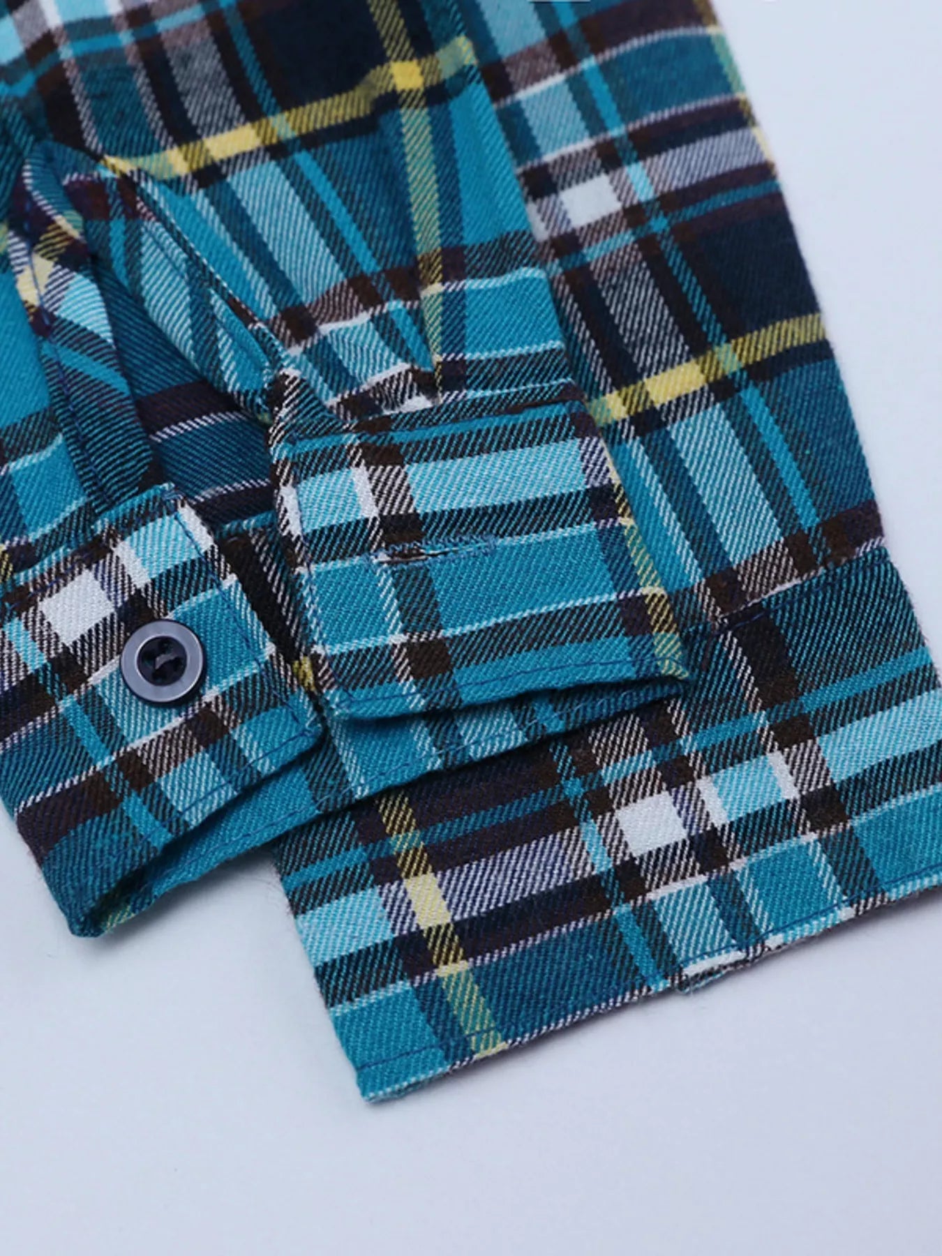 Children's Plaid Shirt & Distressed Jeans with Suspenders Set 