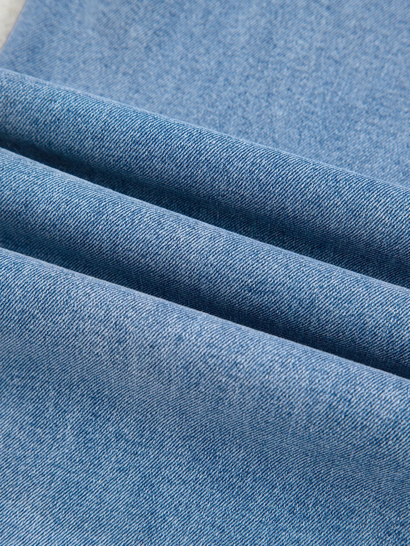 High Waisted Wide Leg Belted Jeans 