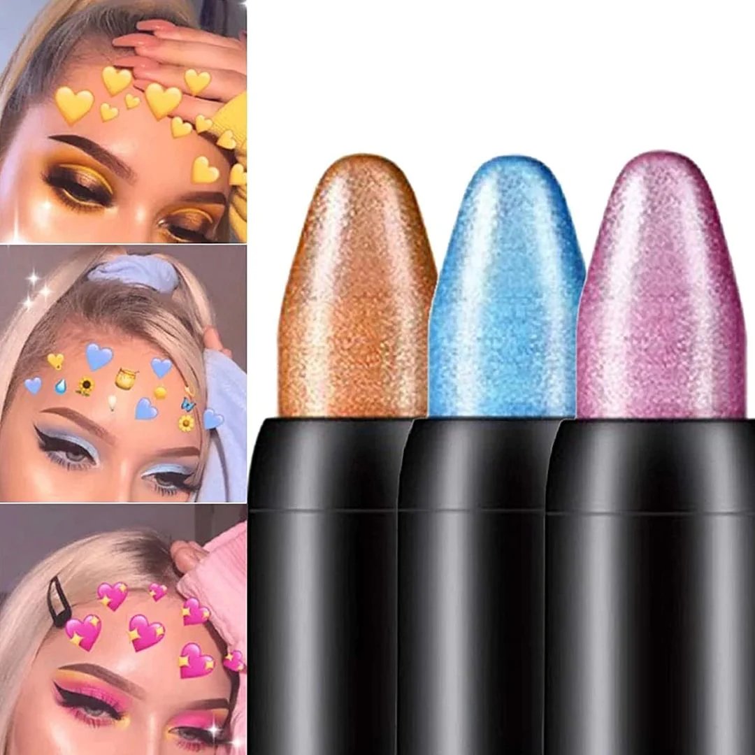 15 Colors Highlighter Eyeshadow Pencil Glitter Eyeshadow Eyeliner Pencil 