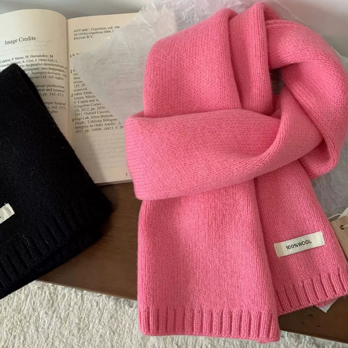 Warm Knitted Scarf 