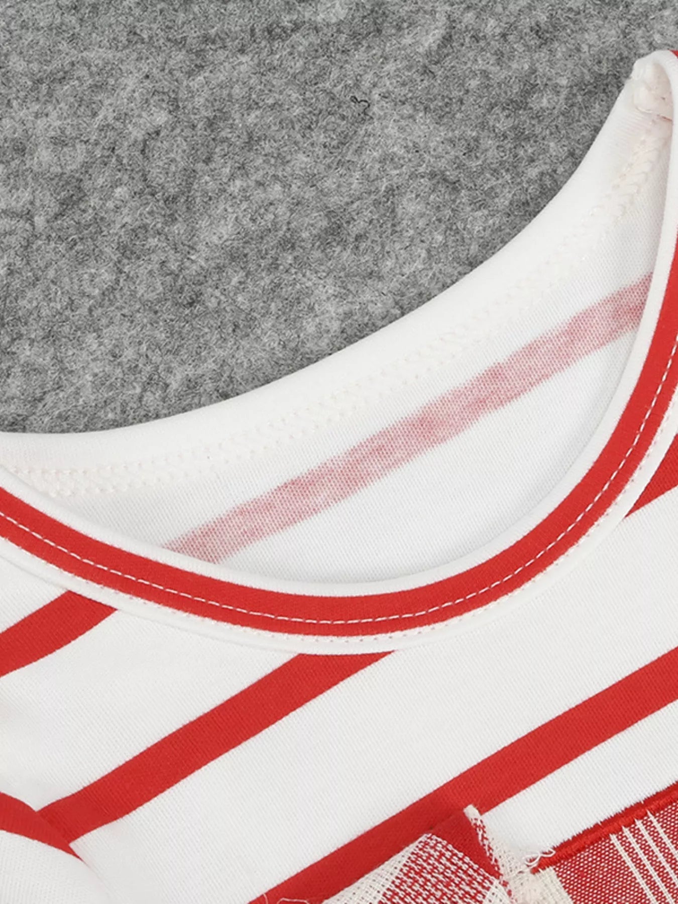 Children's Striped Long Sleeve Dress 