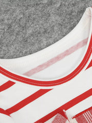 Children's Striped Long Sleeve Dress 