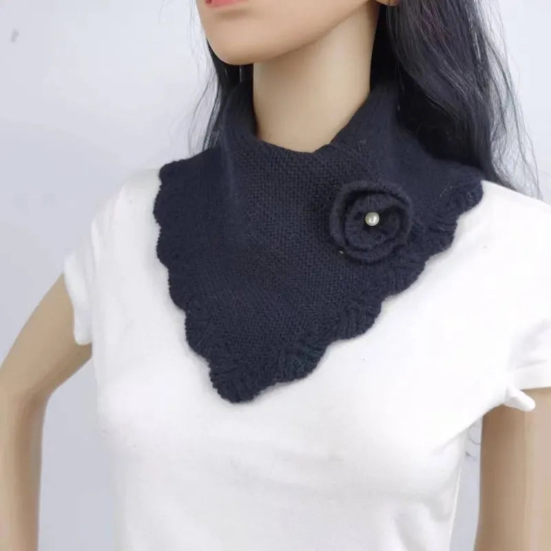 Add a Touch of Elegance with the PetalEdge™ Crocheted Triangle Scarf 