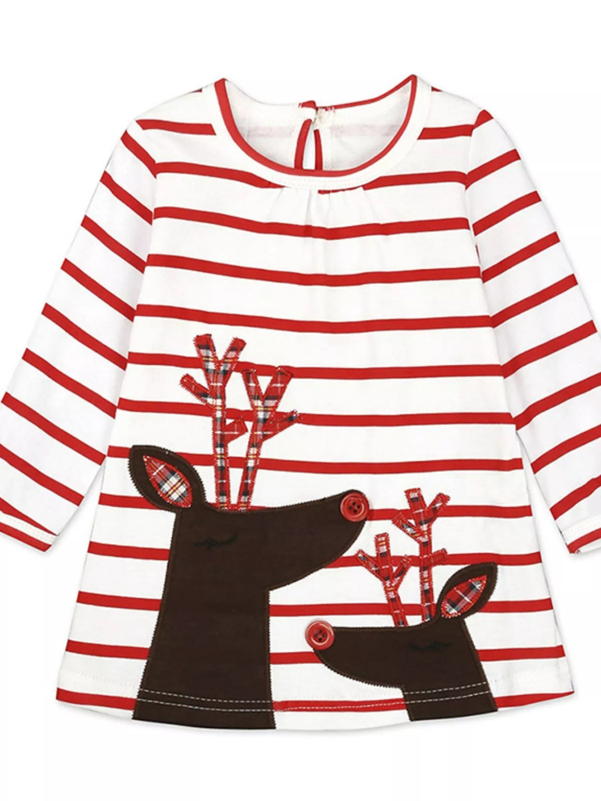 Children's Striped Long Sleeve Dress 