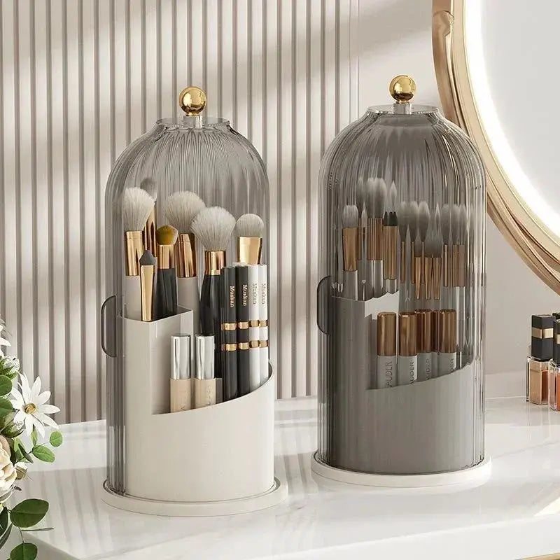 360° Rotating Makeup Brush Holder & Desktop Organizer dylinoshop