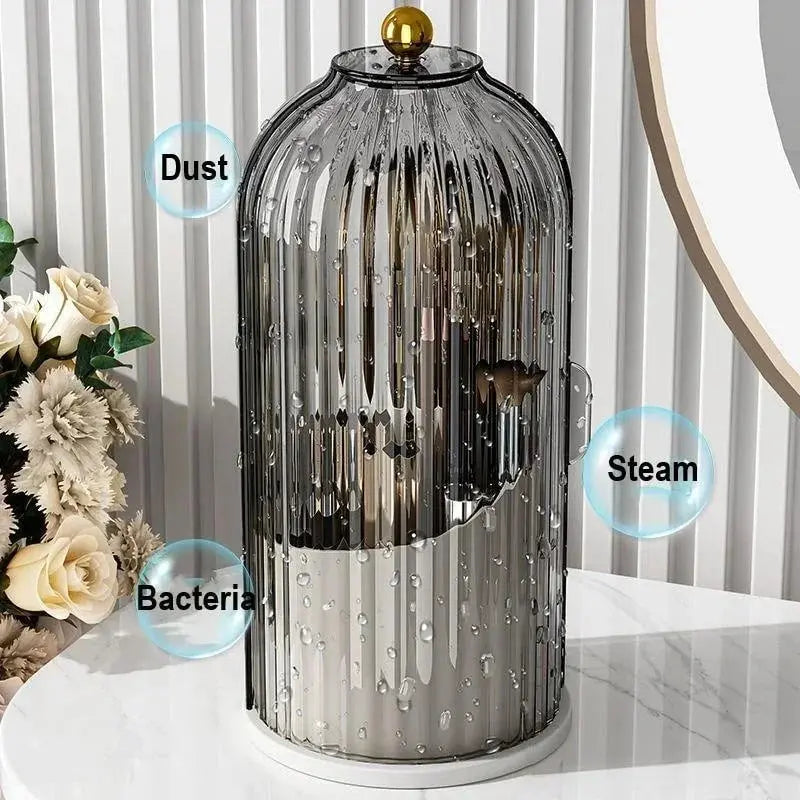 360° Rotating Makeup Brush Holder & Desktop Organizer dylinoshop