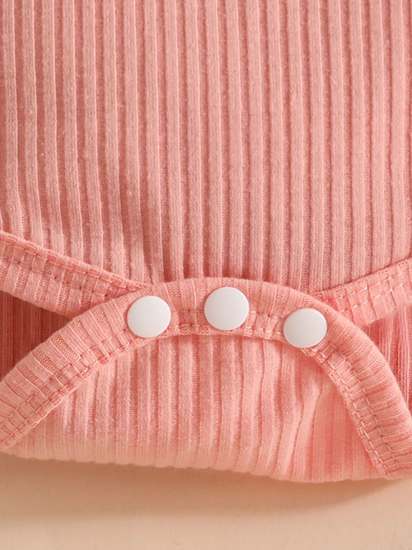 Children's Ruffled Ribbed Bodysuit and Skirt Set with Headband 
