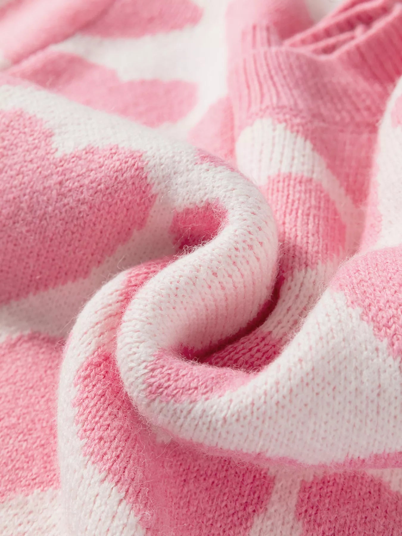 Valentine Heart Round Neck Sweater 