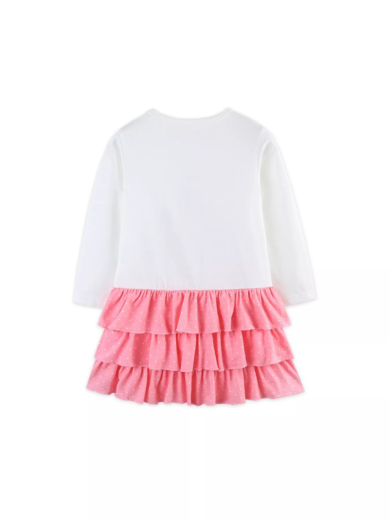 Children's Christmas Tree Ruffle Layered Dress 