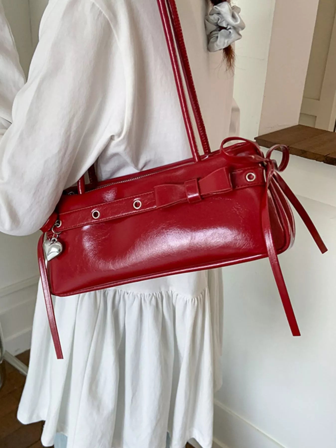 PU Leather Shoulder Bag 