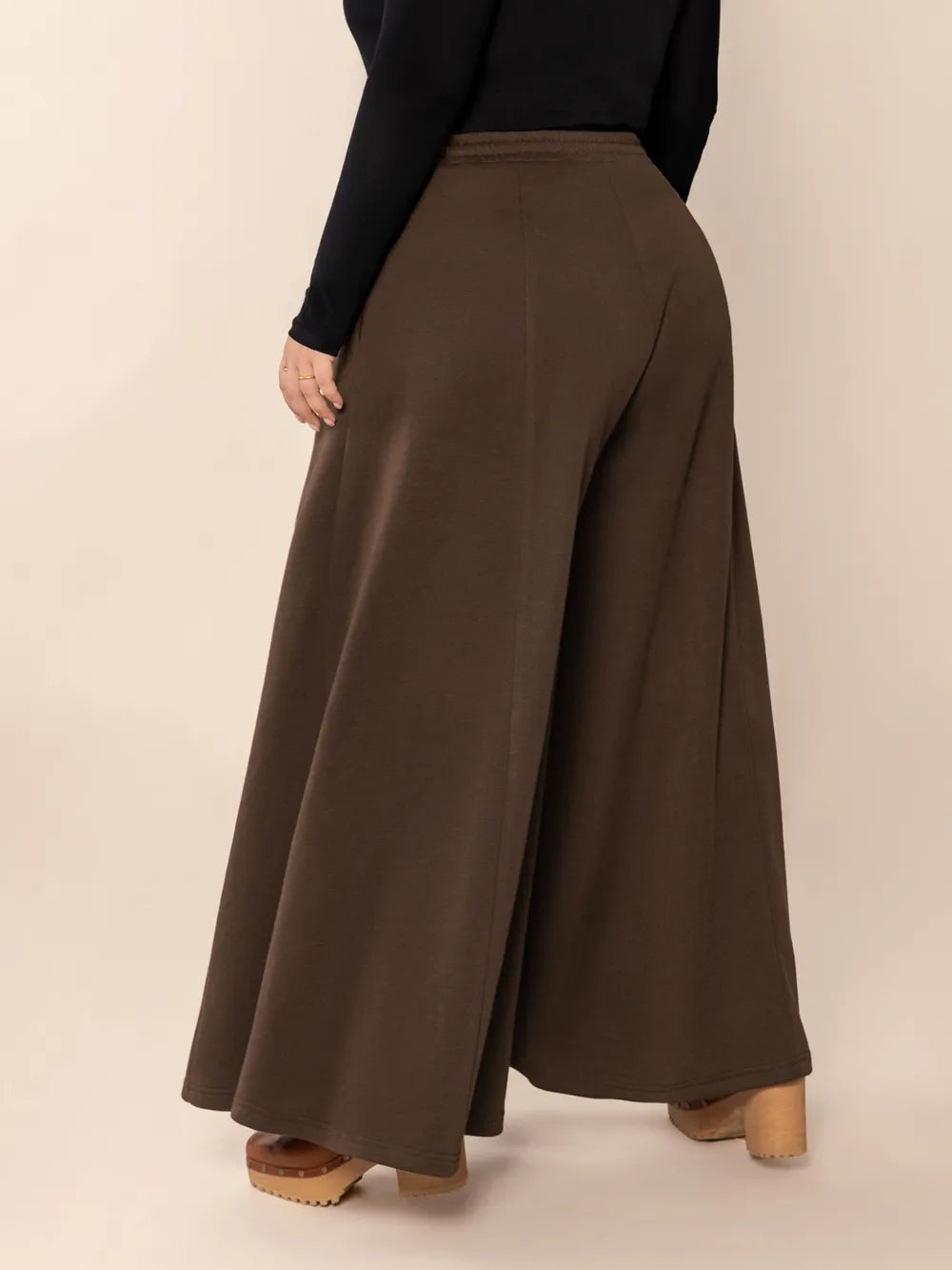 Plus Size Wide Leg Pants with Pockets 