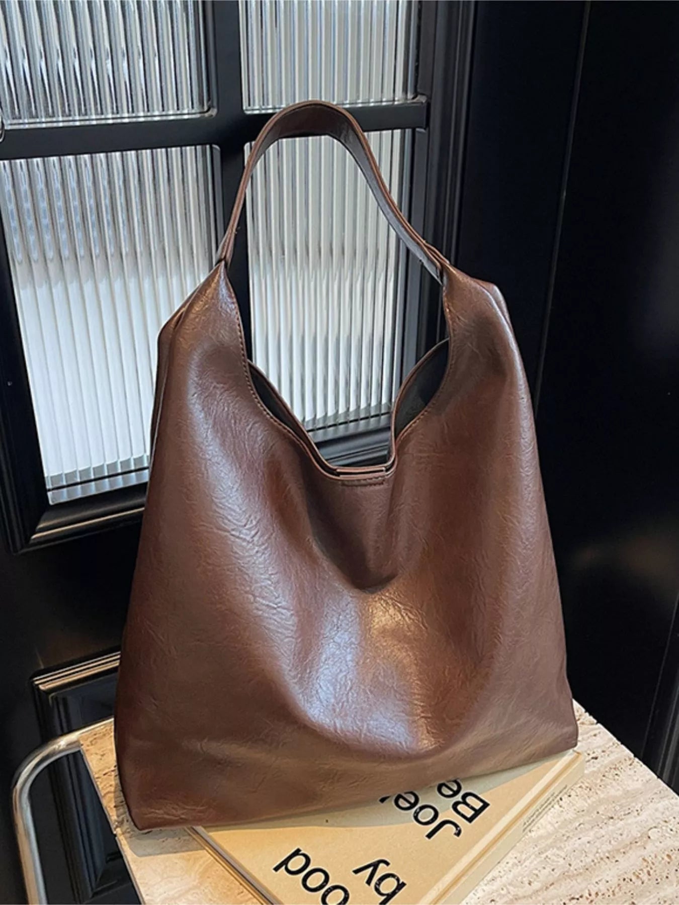 PU Leather Tote Bag 