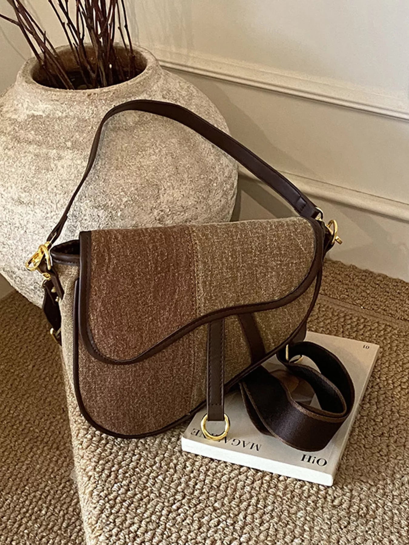 Adjustable Strap Crossbody Bag 