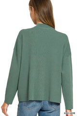 Zenana Viscose Sweater Top & Pants Set 