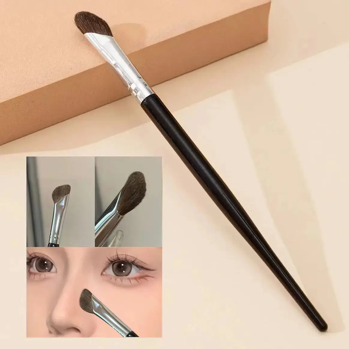 3D Nose Shadow Contour Brush, Soft-Head Facial Contouring Tool dylinoshop