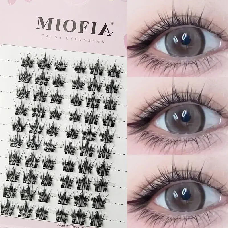 3D Volume Lash Clusters - 90 Bundles, Natural Long Style, DIY Eyelash Extensions dylinoshop