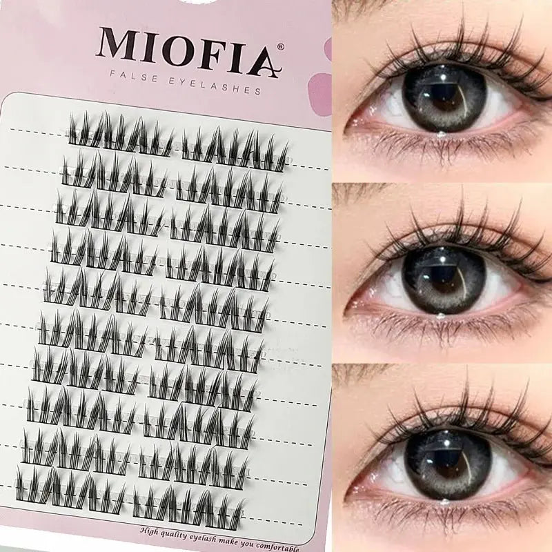 3D Volume Lash Clusters - 90 Bundles, Natural Long Style, DIY Eyelash Extensions dylinoshop