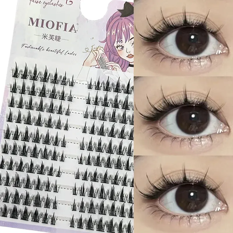 3D Volume Lash Clusters - 90 Bundles, Natural Long Style, DIY Eyelash Extensions dylinoshop